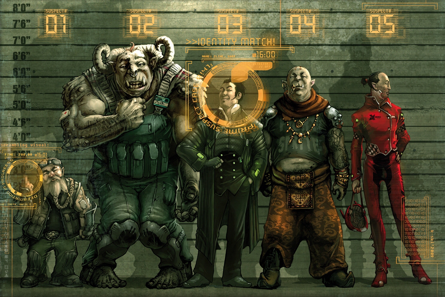 Shadowrun RPG: Rogues Lineup (6th Edition)